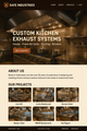 A Website Homepage Of Safe Industries, A Company S logo