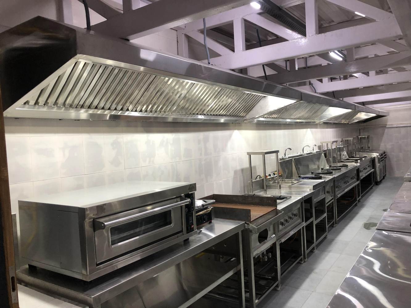 Full stainless line with baffle filters